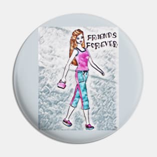 Friends Forever Pin