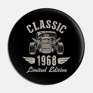 54 Year Old Gift Classic 1968 Limited Edition 54th Birthday Pin