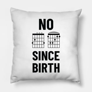 No GF Since Birth G and F Chords Tabs Light Theme Pillow