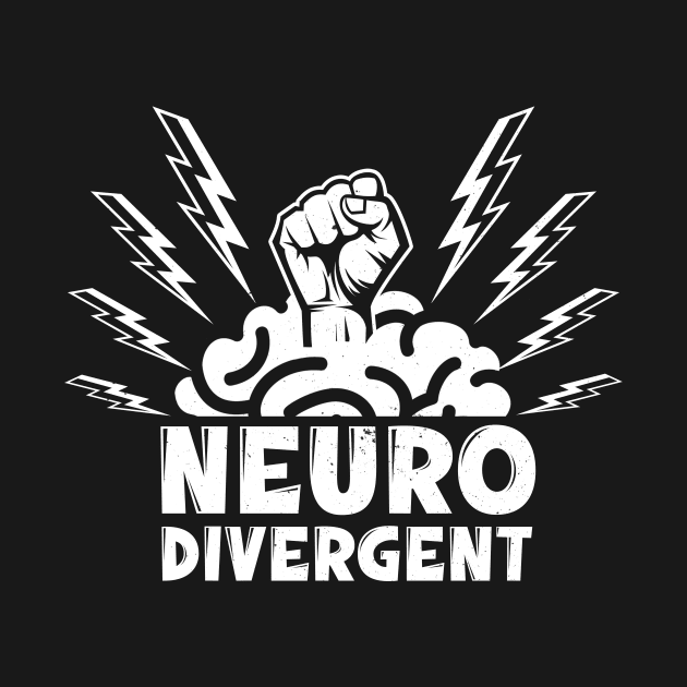 Neurodivergent Brain by Sideways Tees