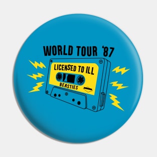 Beasties World Tour ‘87 Pin