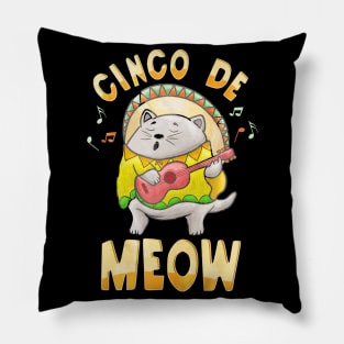 Cinco De Meow Pillow