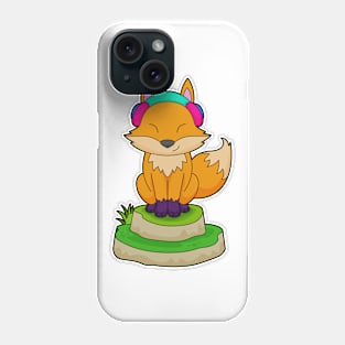 Fox Headphone Music Phone Case