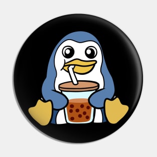 Boba Penguin Pin