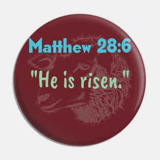 He is risen Pin