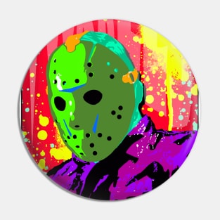 Psychadelic Voorhees 1 Pin