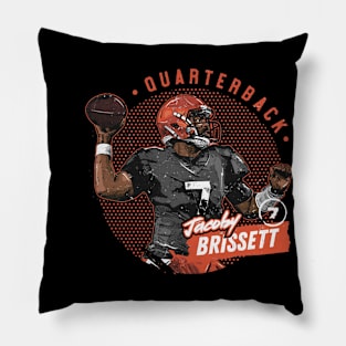 Jacoby Brissett Cleveland Dots Pillow