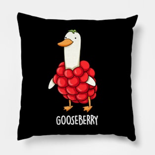 Gooseberry Funny Animal Pun Pillow