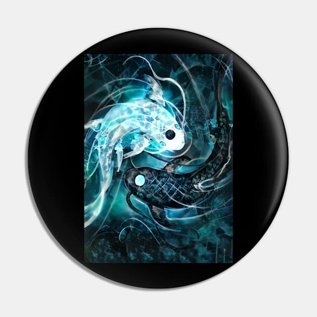 Ying Yang Pin by hustlart