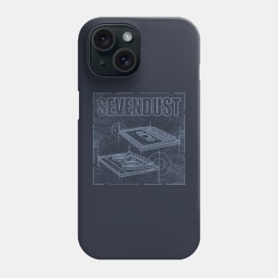 Sevendust - Technical Drawing Phone Case