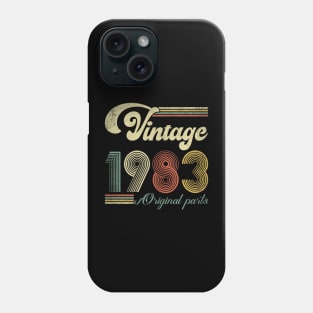 Retro Vintage 1983 41st Birthday Gift Men Women 41 Years Old Phone Case