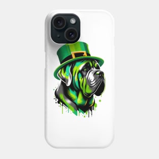 Neapolitan Mastiff's Lively Saint Patrick's Day Pose Phone Case