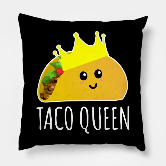 Taco Queen Pillow by LunaMay