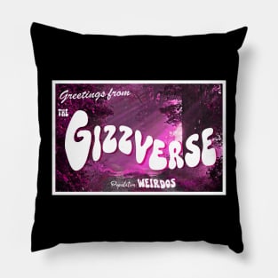 Greetings from the Gizzverse - King Gizzard and the Lizard Wizard Pillow