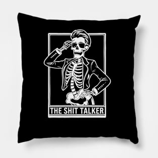 Funny Tarot Card : The Shit Talker Pillow