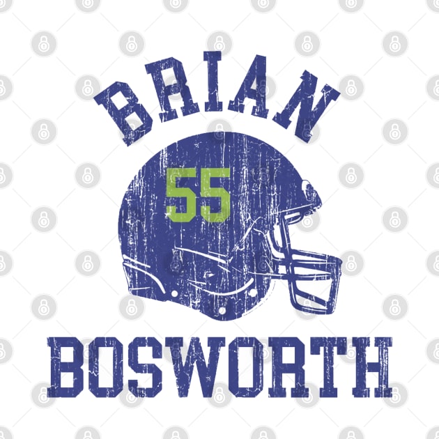 Brian Bosworth Seattle Helmet Font by TodosRigatSot