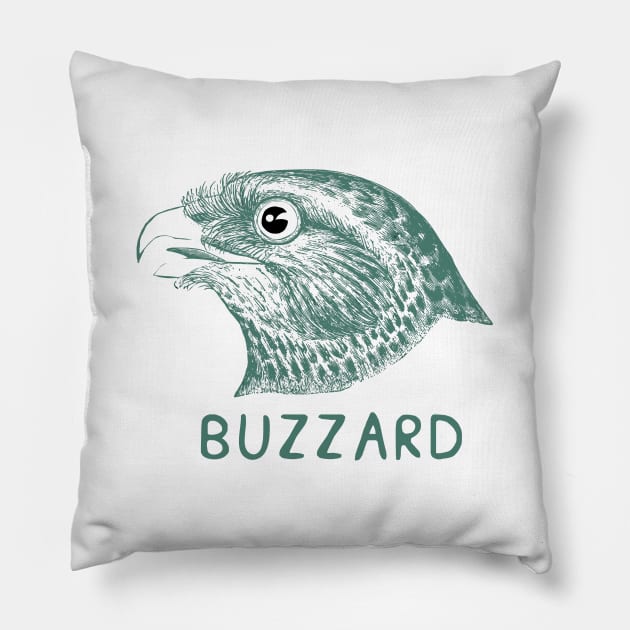 Rowan Whitethorn - Buzzard Pillow by rachaelthegreat