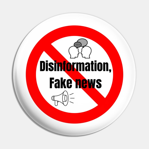 Disinformation, fake news Pin by GraphicsLand