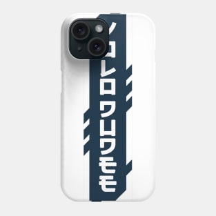 Yolooo dude cyberpunk urban slang letters Phone Case