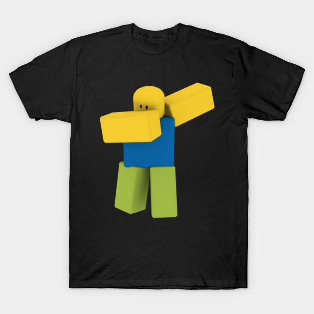 Dabbing Roblox Noob Dab Roblox T Shirt Teepublic - roblox noob dabbing