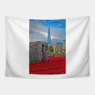 Tower of London Red Poppies England Tapestry