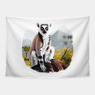 Adorable Lemur Tapestry