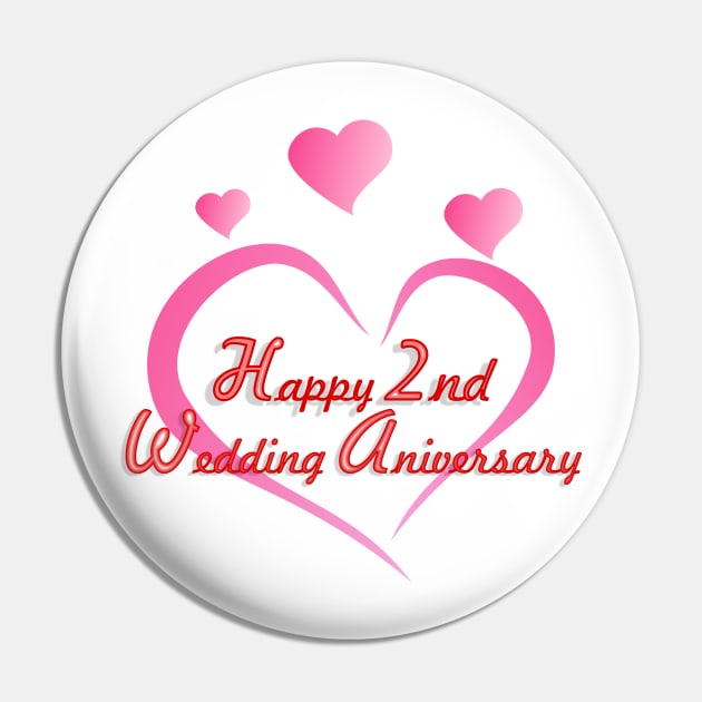 Happy 2nd wedding anniversary Pin by namifile.design