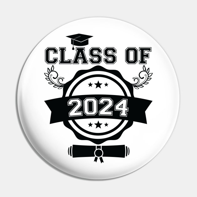 Class Of 2024 Grow With Me Class Of 2024 Pin TeePublic