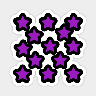 Purple Stars Magnet