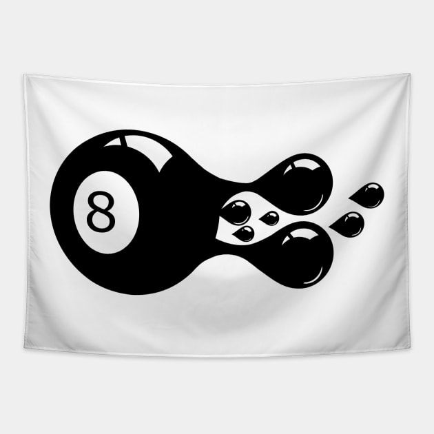 Liquid 8 Ball Tapestry by TTLOVE