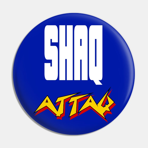 Shaq Attaq Pin by Buff Geeks Art