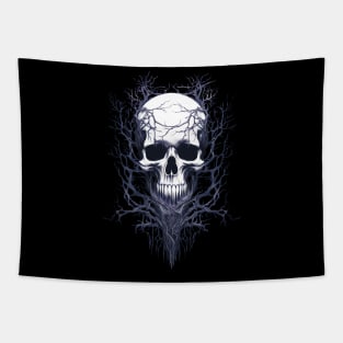 skull and roots Tapestry