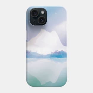 Beautiful Blue Snow Mountain Phone Case