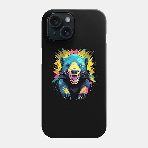 Honey Badger Smiling Phone Case by JH Mart