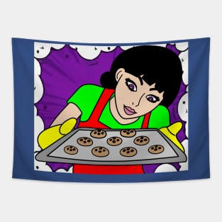 Retro Baking Cake Hobby Tapestry