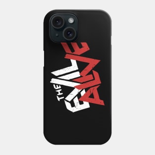 The Evil Alive Parody of The Evil Dead Movie Cover Cool Distressed Title Text Typography Phone Case