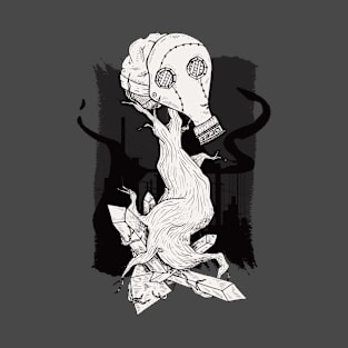 Gas Mask Tree T-Shirt