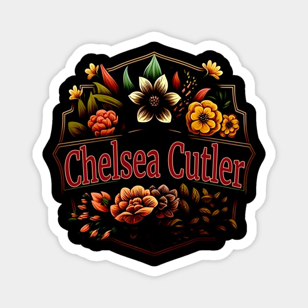 Chelsea Cutler Flower Vintage Magnet by Itulah Cinta