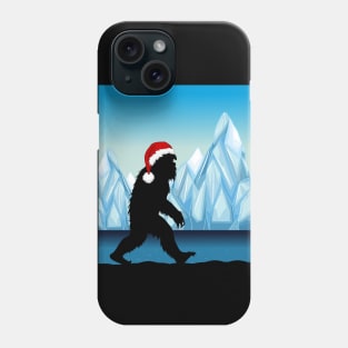 Bigfoot Santa Northpole Phone Case