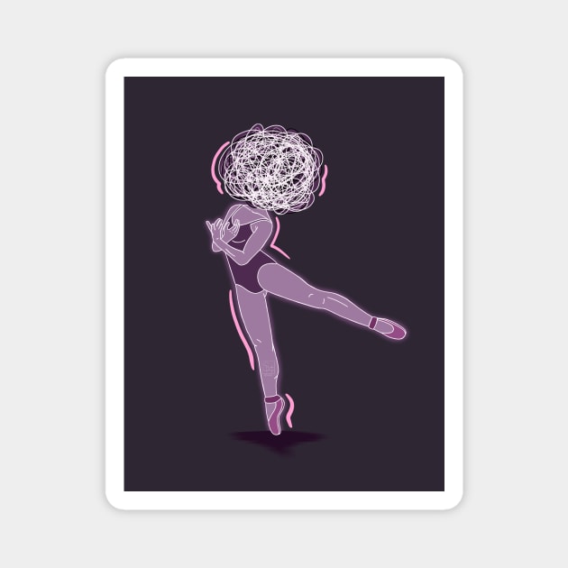 Dancer Magnet by Siofra Design