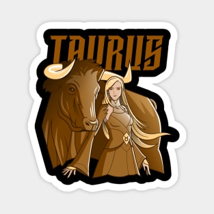 Taurus / Zodiac Signs / Horoscope Magnet