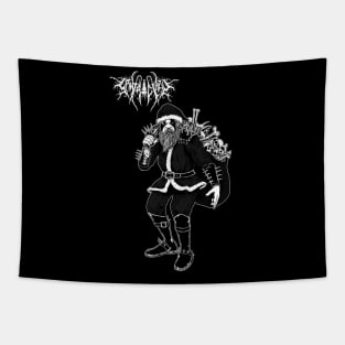 Black Metal Santa darkness classic Tapestry