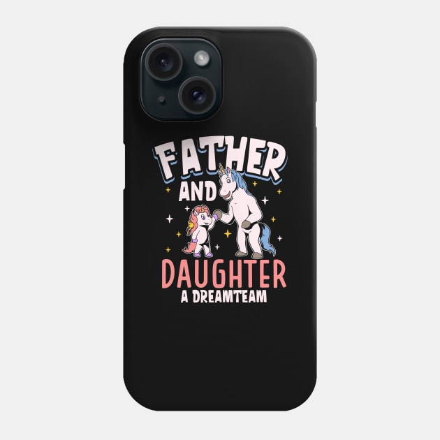 The dream team - father and daughter Phone Case by Modern Medieval Design