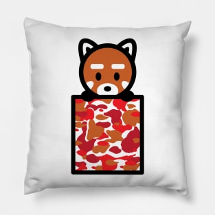 Red Panda Pocket Bambu Brand Cute Kawaii Anime Manga Animal Pillow