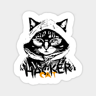 Hacker Cat Magnet