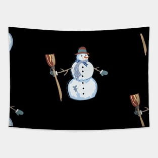 Snowman Tapestry