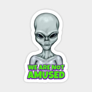 Unamused Alien Magnet