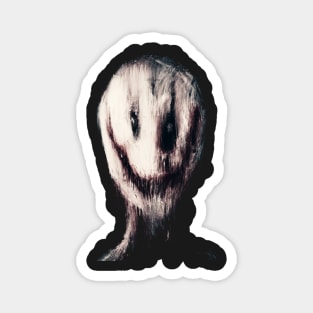 White Ghost Face Magnet