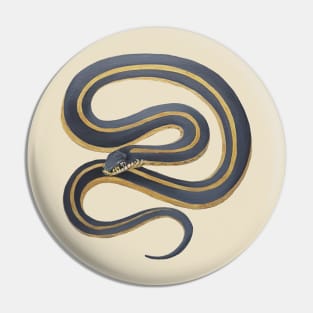 Garter Snake painting Pin