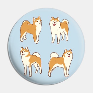 japanese akita pack Pin